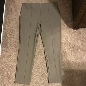 Rachel Zoe Taupe Brown Straight-Leg Dress Pants